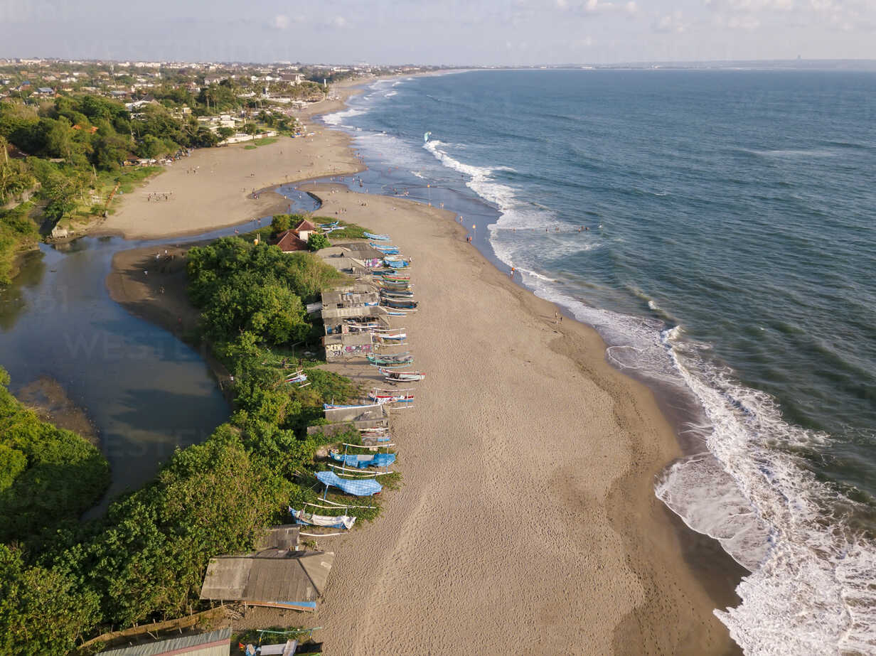 Aerial view of Berawa Bali location